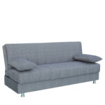 Καναπές Κρεβάτι Τριθέσιος ArteLibre LAURA II Γκρι 190x84x86cm - Image 2