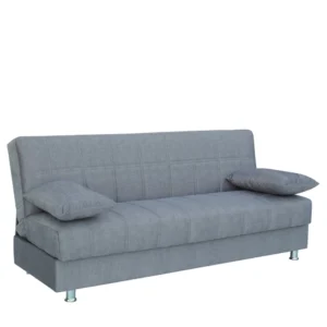 Καναπές Κρεβάτι Τριθέσιος ArteLibre LAURA II Γκρι 190x84x86cm - Image 2