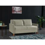 Καναπές Κρεβάτι Διθέσιος ArteLibre LIAM Μπεζ 164x111x90cm - Image 4