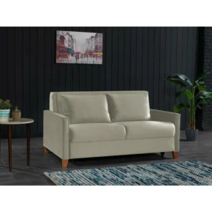 Καναπές Κρεβάτι Διθέσιος ArteLibre LIAM Μπεζ 164x111x90cm - Image 4