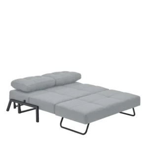 Καναπές Κρεβάτι Διθέσιος ArteLibre GAEL Ανοιχτό Γκρι 150x91x90cm - Image 3