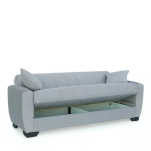 Καναπές Κρεβάτι Τριθέσιος ArteLibre DIEGO 3S Γκρι 210x84x86cm - Image 3