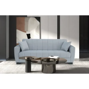 Καναπές Κρεβάτι Τριθέσιος ArteLibre DIEGO 3S Γκρι 210x84x86cm - Image 5