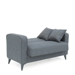 Καναπές Κρεβάτι Διθέσιος ArteLibre GABRIEL 2S Γκρι 146x79x81cm - Image 3