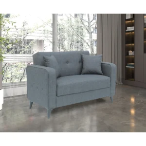 Καναπές Κρεβάτι Διθέσιος ArteLibre GABRIEL 2S Γκρι 146x79x81cm - Image 5