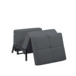 Πολυθρόνα ArteLibre OLIVER Σκούρο Γκρι 87x93x90cm - Image 2