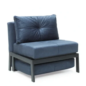 Πολυθρόνα ArteLibre OLIVER Σκούρο Μπλε 87x93x90cm
