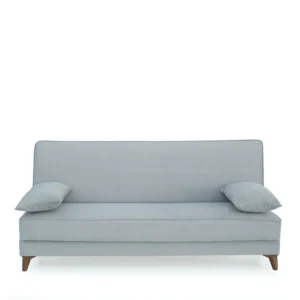 Καναπές Κρεβάτι Τριθέσιος ArteLibre LEO Ανοιχτό Γκρι 190x84x86cm
