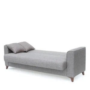 Καναπές Κρεβάτι Τριθέσιος ArteLibre GERARDO Καφέ 210x84x86cm - Image 4