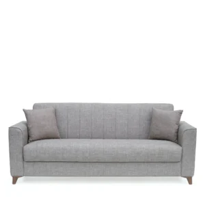 Καναπές Κρεβάτι Τριθέσιος ArteLibre GERARDO Καφέ 210x84x86cm