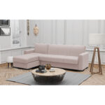 Καναπές Κρεβάτι Γωνιακός ArteLibre JOSE Σάπιο Μήλο 270x150x86cm - Image 4