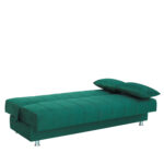 Καναπές Κρεβάτι Τριθέσιος ArteLibre LAURA Μέντα 190x84x86cm - Image 4