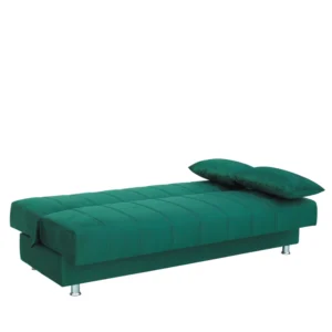 Καναπές Κρεβάτι Τριθέσιος ArteLibre LAURA Μέντα 190x84x86cm - Image 4