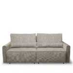 Καναπές Κρεβάτι Τριθέσιος ArteLibre SHELBY Μπεζ 215x110x90cm