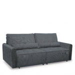 Καναπές Κρεβάτι Τριθέσιος ArteLibre SHELBY Γκρι 215x110x90cm - Image 2