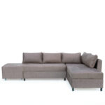 Καναπές Κρεβάτι Γωνιακός ArteLibre MARVE Δεξιά Γωνία Μπεζ/Καφέ 290x217x84cm