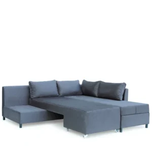 Καναπές Κρεβάτι Γωνιακός ArteLibre MARVE Δεξιά Γωνία Γκρι 290x217x84cm - Image 4
