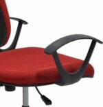 Καρέκλα Γραφείου ArteLibre ΔAΦNH Κόκκινο Ύφασμα 55x48x82-94cm - Image 5