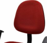 Καρέκλα Γραφείου ArteLibre ΔAΦNH Κόκκινο Ύφασμα 55x48x82-94cm - Image 6