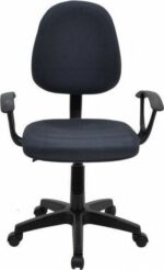 Καρέκλα Γραφείου ArteLibre ΔAΦNH Μαύρο Ύφασμα 55x48x82-94cm - Image 2