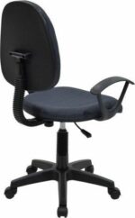 Καρέκλα Γραφείου ArteLibre ΔAΦNH Μαύρο Ύφασμα 55x48x82-94cm - Image 3