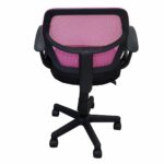 Καρέκλα Γραφείου ArteLibre ΑΥΡΑ Ροζ/Μαύρο Mesh 51x50x79-91cm - Image 3