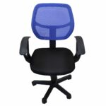 Καρέκλα Γραφείου ArteLibre ΑΥΡΑ Μπλε/Μαύρο Mesh 51x50x79-91cm - Image 2