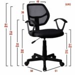 Καρέκλα Γραφείου ArteLibre ΑΥΡΑ Μαύρο Mesh 51x50x79-91cm - Image 7