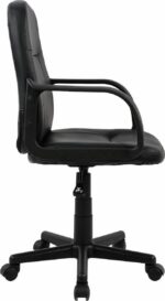 Καρέκλα Γραφείου ArteLibre ABA Μαύρο PVC 53x49x85-97cm - Image 4