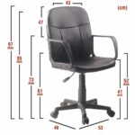 Καρέκλα Γραφείου ArteLibre ABA Μαύρο PVC 53x49x85-97cm - Image 7