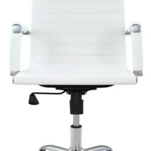 Καρέκλα Γραφείου ArteLibre ΔΙΩΝΗ Λευκό PU 55x60x104-111cm - Image 2