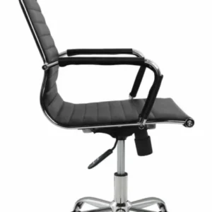 Καρέκλα Γραφείου ArteLibre ΔΙΩΝΗ Μαύρο PU 55x60x104-111cm - Image 3