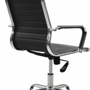 Καρέκλα Γραφείου ArteLibre ΔΙΩΝΗ Μαύρο PU 55x60x104-111cm - Image 4