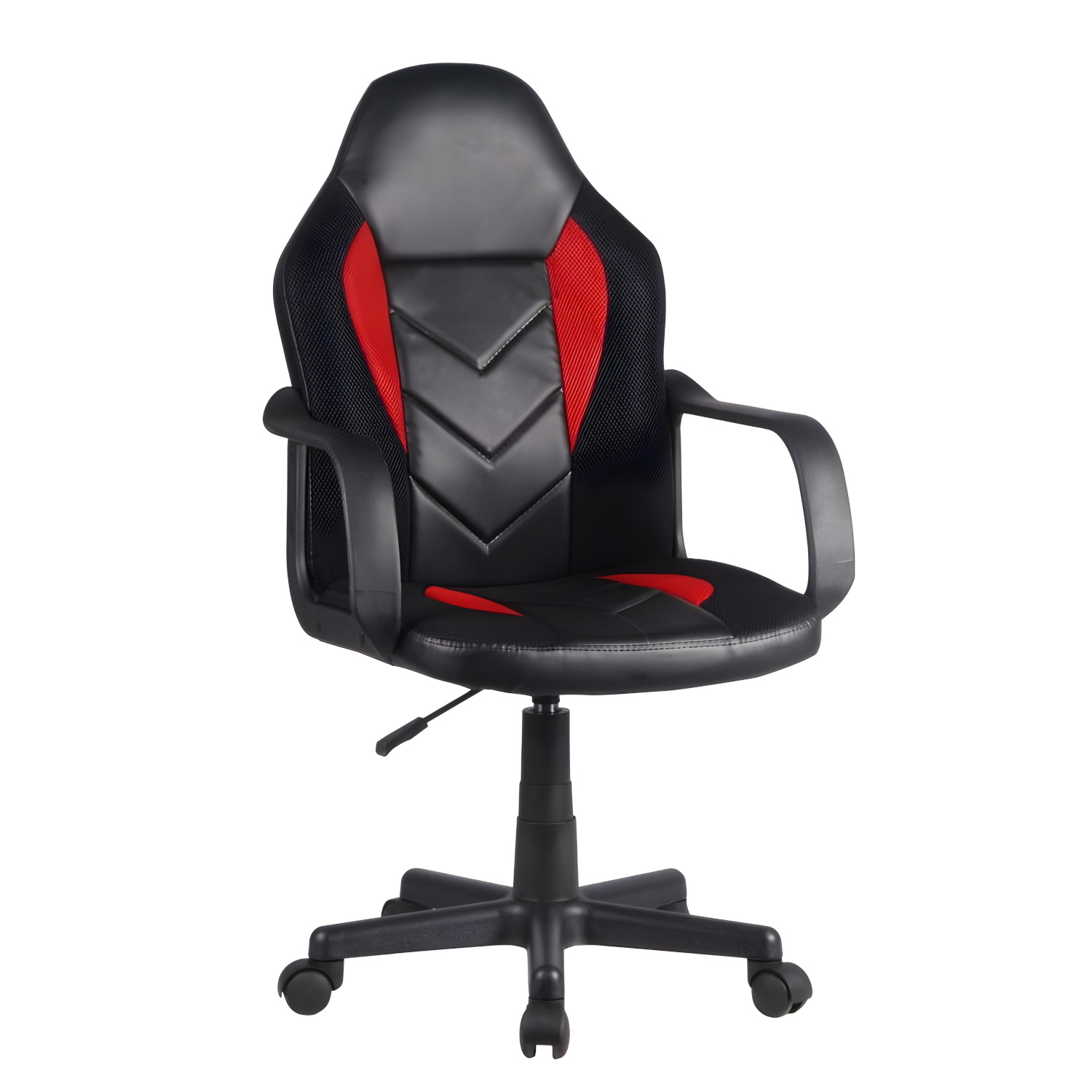 Καρέκλα Γραφείου ArteLibre NIOBH Μαύρο/Κόκκινο PVC 54x59x92-104cm Καρέκλα Γραφείου ArteLibre NIOBH Μαύρο/Κόκκινο PVC 54x59x92-104cm