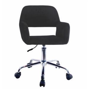 Καρέκλα Γραφείου ArteLibre KLOI Μαύρο Βελούδο 37x42x78-90cm