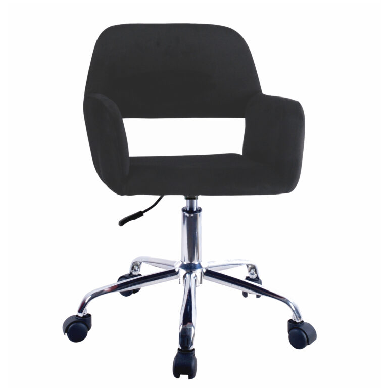 Καρέκλα Γραφείου ArteLibre KLOI Μαύρο Βελούδο 37x42x78-90cm