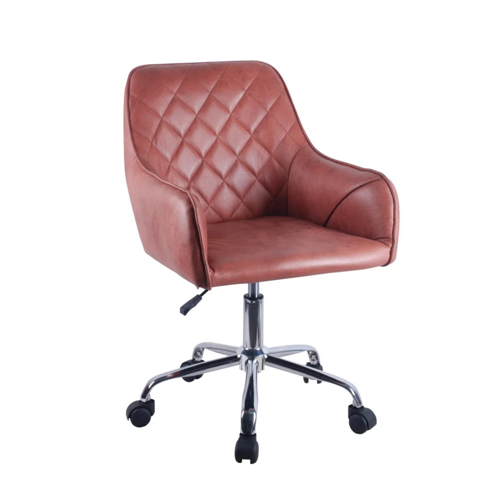 Πολυθρόνα Γραφείου ArteLibre KAZIM Taupe PU 55x59x79-89cm Πολυθρόνα Γραφείου ArteLibre KAZIM Taupe PU 55x59x79-89cm