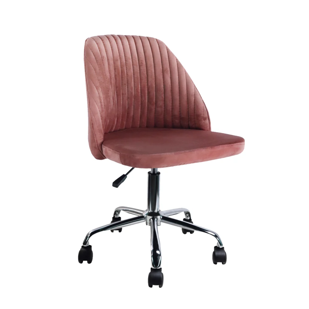 Πολυθρόνα Γραφείου ArteLibre IRINA Σάπιο Μήλο Βελούδο 50x54x82-92cm Πολυθρόνα Γραφείου ArteLibre IRINA Σάπιο Μήλο Βελούδο 50x54x82-92cm