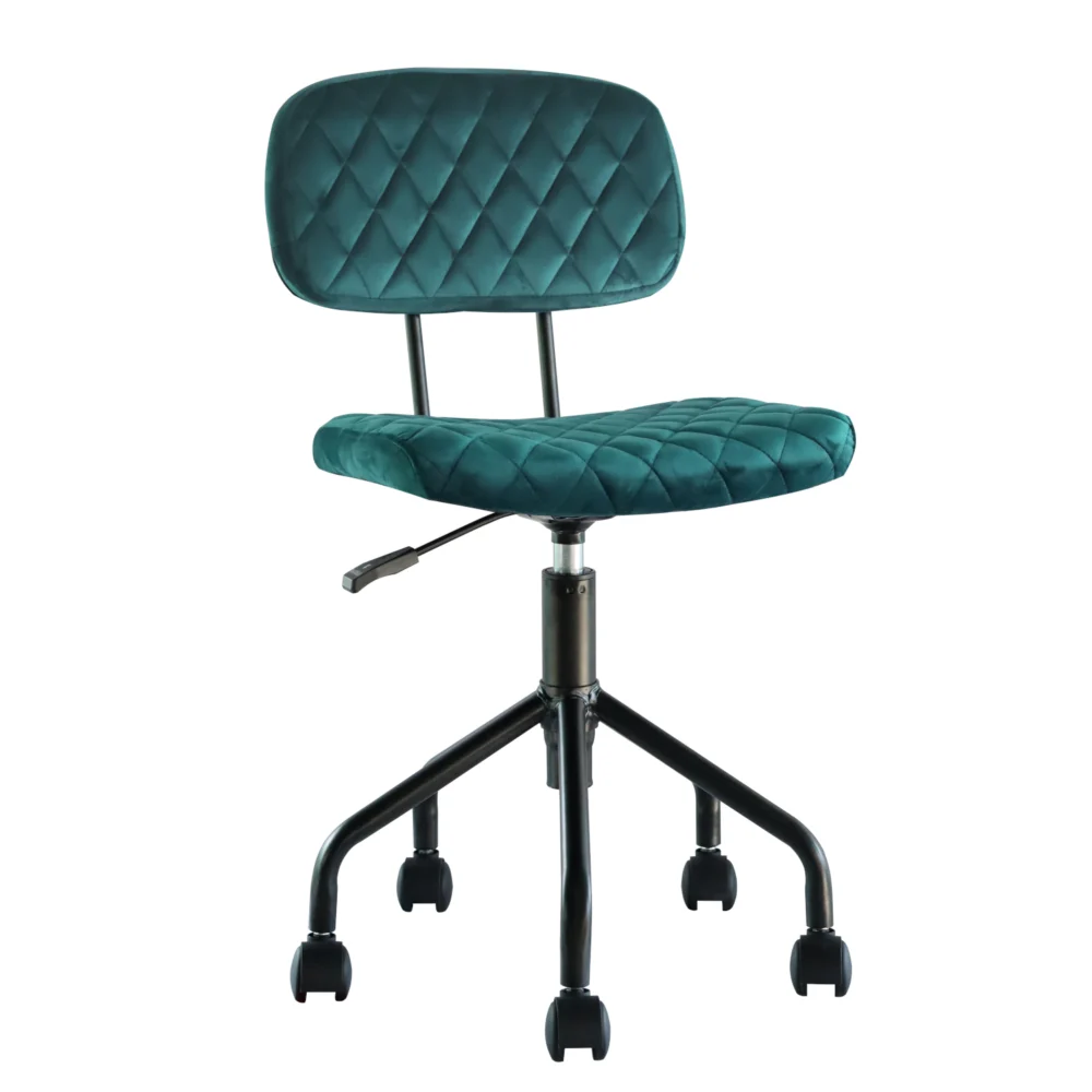 Καρέκλα Γραφείου ArteLibre ANUBIS Πράσινο Βελούδο 53x43x85-93.5cm Καρέκλα Γραφείου ArteLibre ANUBIS Πράσινο Βελούδο 53x43x85-93.5cm