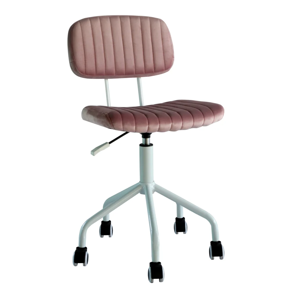 Καρέκλα Γραφείου ArteLibre ANUBIS Ροζ Βελούδο 53x43x85-93.5cm Καρέκλα Γραφείου ArteLibre ANUBIS Ροζ Βελούδο 53x43x85-93.5cm