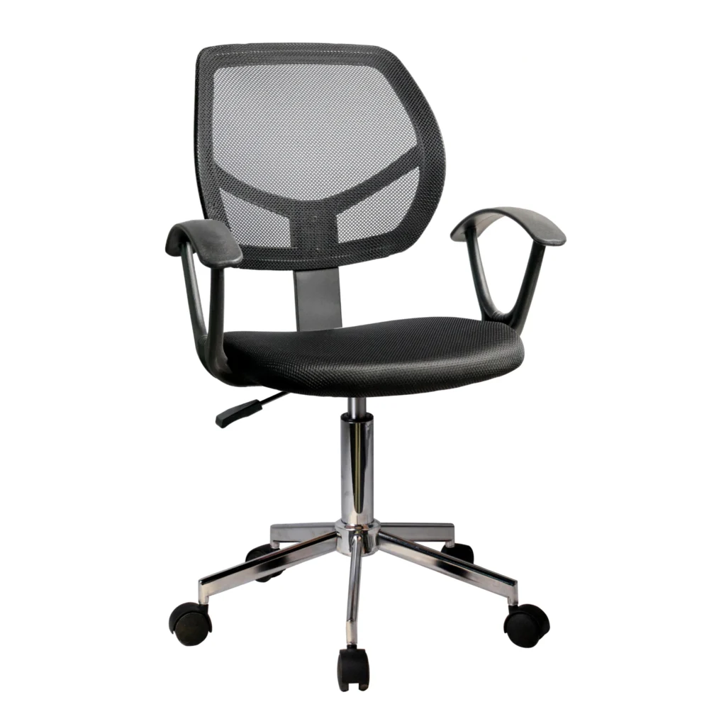 Καρέκλα Γραφείου ArteLibre EVERLY Μαύρο Mesh 56x53.5x100cm Καρέκλα Γραφείου ArteLibre EVERLY Μαύρο Mesh 56x53.5x100cm