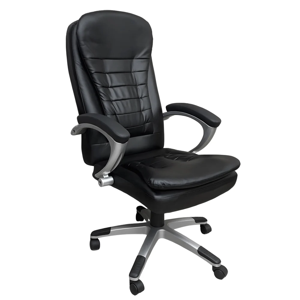 Καρέκλα Γραφείου ArteLibre EYPYΔIKH Μαύρο PU 62x60x108-116cm