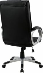 Καρέκλα Γραφείου ArteLibre ΡHNH Μαύρο PU 61.5x69x109-117cm - Image 5