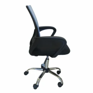 Καρέκλα Γραφείου ArteLibre ΑΛΚΥΟΝΗ Μαύρο/Γκρι 57x57x86-96cm - Image 3