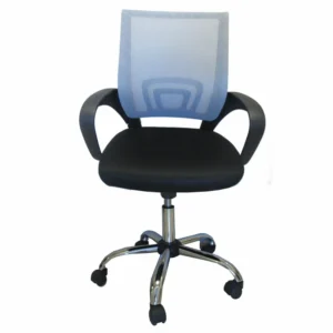 Καρέκλα Γραφείου ArteLibre ΑΛΚΥΟΝΗ Μαύρο/Γκρι 57x57x86-96cm - Image 5