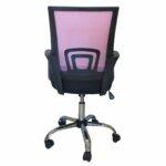 Καρέκλα Γραφείου ArteLibre ΑΛΚΥΟΝΗ Μαύρο/Ροζ 57x57x86-96cm - Image 3