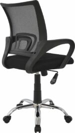 Καρέκλα Γραφείου ArteLibre ΑΛΚΥΟΝΗ Μαύρο 57x57x86-96cm - Image 4