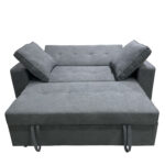 Καναπές Κρεβάτι Διθέσιος ArteLibre AISHA Γκρι Ύφασμα 176x102x91cm - Image 3