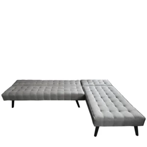 Καναπές Κρεβάτι Γωνιακός ArteLibre MAGUS Γκρι Ύφασμα 254x77/163x74cm - Image 3