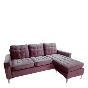 Καναπές Γωνιακός ArteLibre BLAZE Αναστρέψιμος Σάπιο Μήλο Ύφασμα 190x128x82cm - Image 3